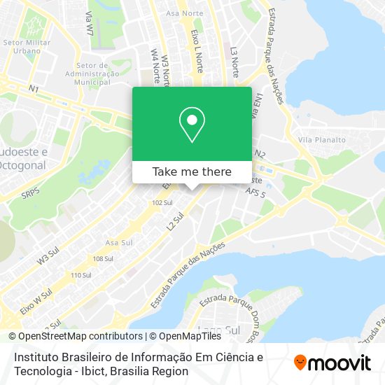 Instituto Brasileiro de Informação Em Ciência e Tecnologia - Ibict map