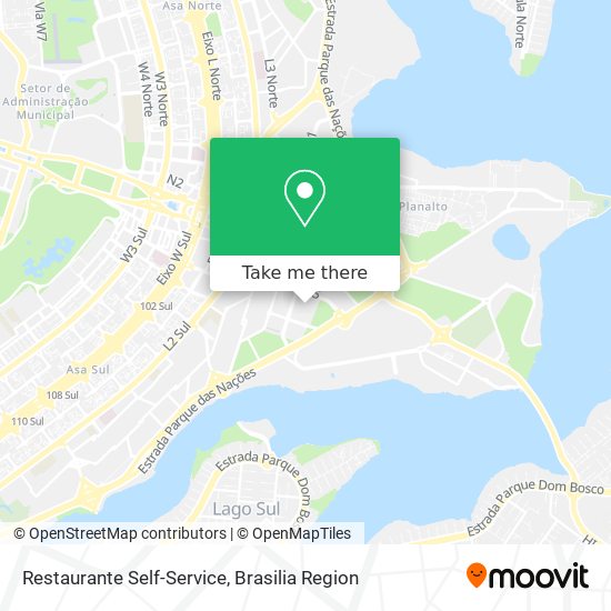 Restaurante Self-Service map