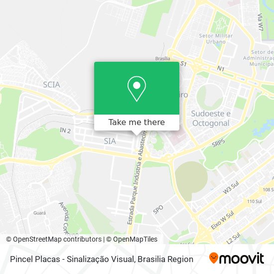 Pincel Placas - Sinalização Visual map