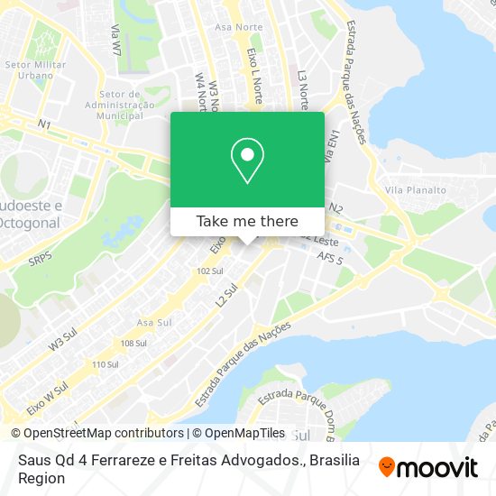 Saus Qd 4 Ferrareze e Freitas Advogados. map