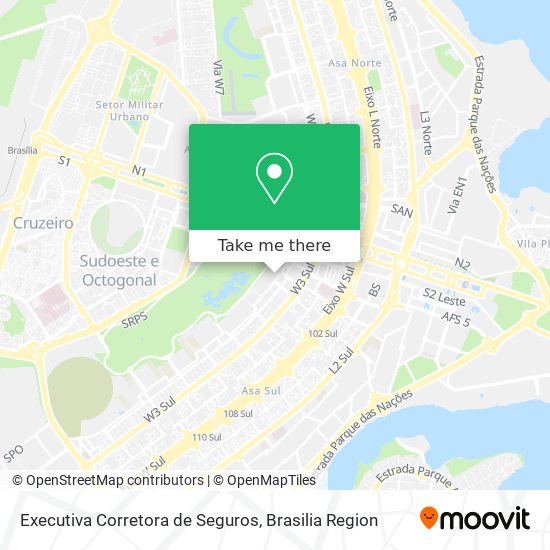 Executiva Corretora de Seguros map