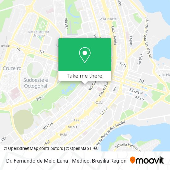 Dr. Fernando de Melo Luna - Médico map