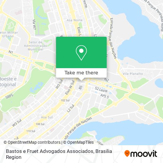 Bastos e Fruet Advogados Associados map