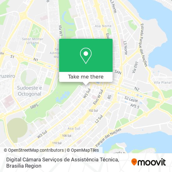 Mapa Digital Câmara Serviços de Assistência Técnica