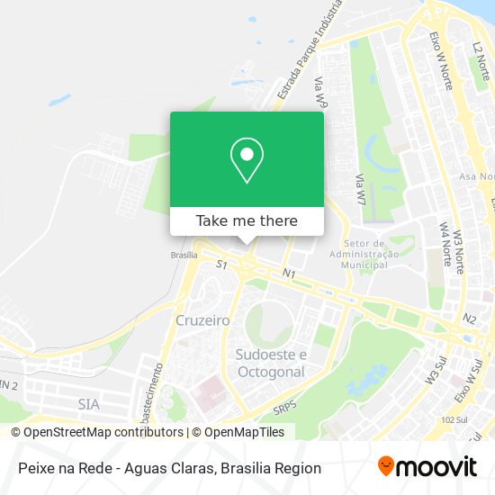 Peixe na Rede - Aguas Claras map