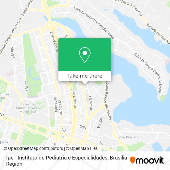 Mapa Ipê - Instituto de Pediatria e Especialidades