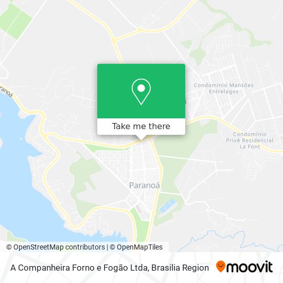A Companheira Forno e Fogão Ltda map