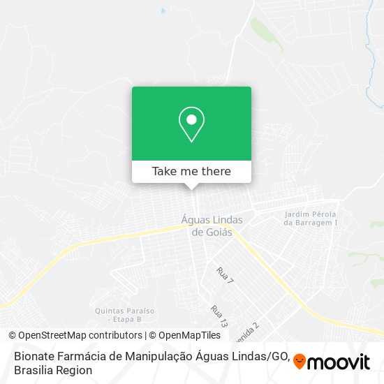 Bionate Farmácia de Manipulação Águas Lindas / GO map