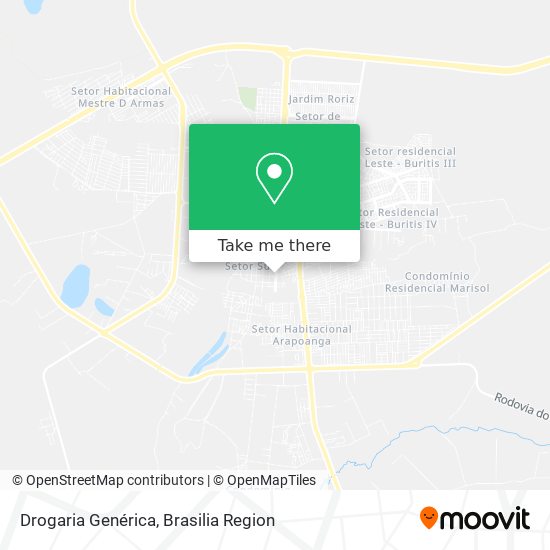 Drogaria Genérica map