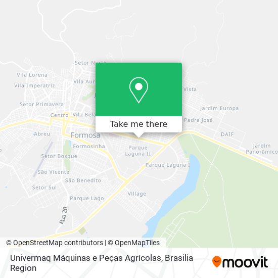 Univermaq Máquinas e Peças Agrícolas map