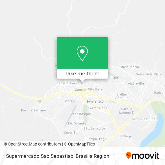 Supermercado Sao Sebastiao map