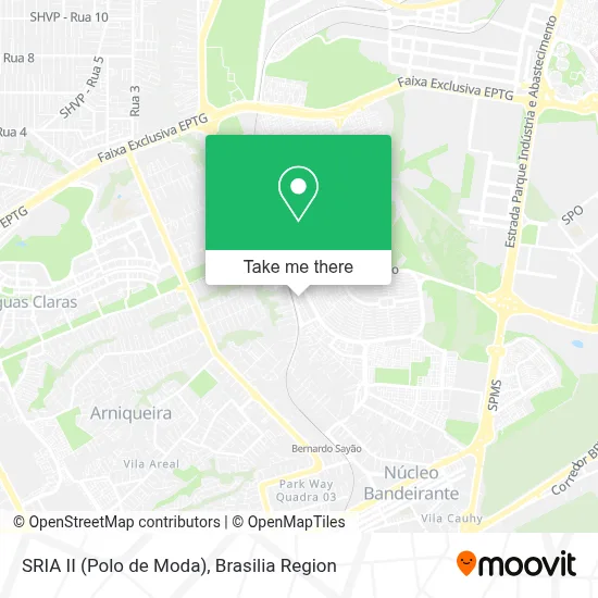 SRIA II (Polo de Moda) map