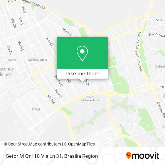 Setor M Qnl 18 Via Ln 31 map
