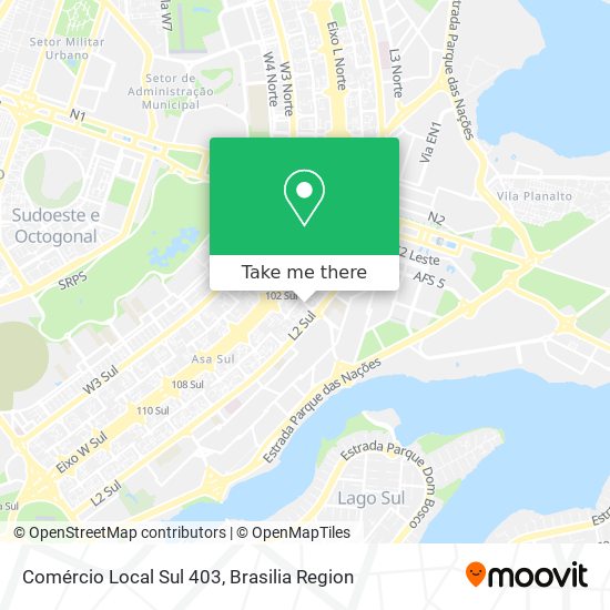 Comércio Local Sul 403 map