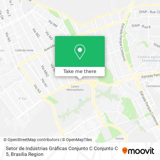 Setor de Indústrias Gráficas Conjunto C Conjunto C 5 map