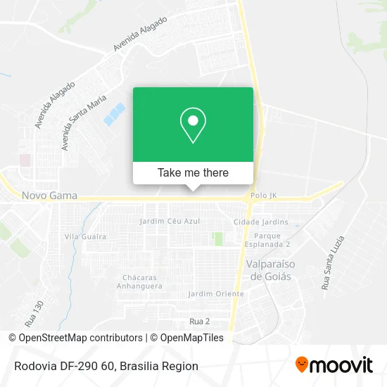Rodovia DF-290 60 map