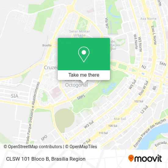 CLSW 101 Bloco B map