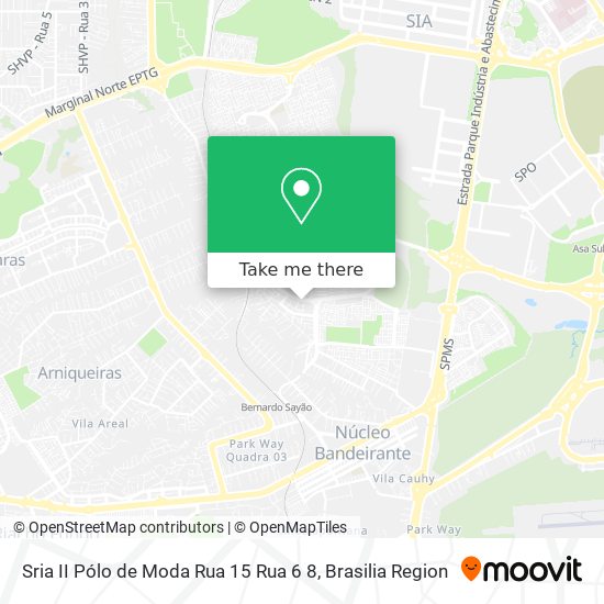 Sria II Pólo de Moda Rua 15 Rua 6 8 map