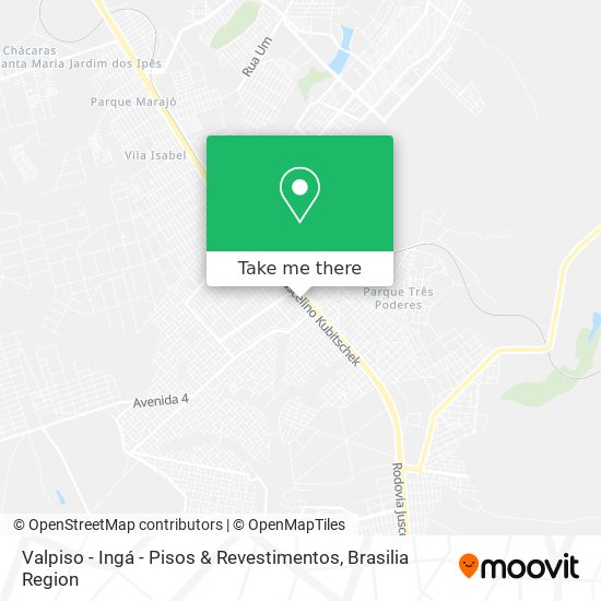 Valpiso - Ingá - Pisos & Revestimentos map