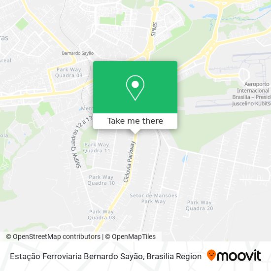 Estação Ferroviaria Bernardo Sayão map