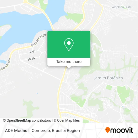 ADE Modas II Comercio map