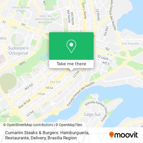 Cumarim Steaks & Burgers: Hamburgueria, Restaurante, Delivery map