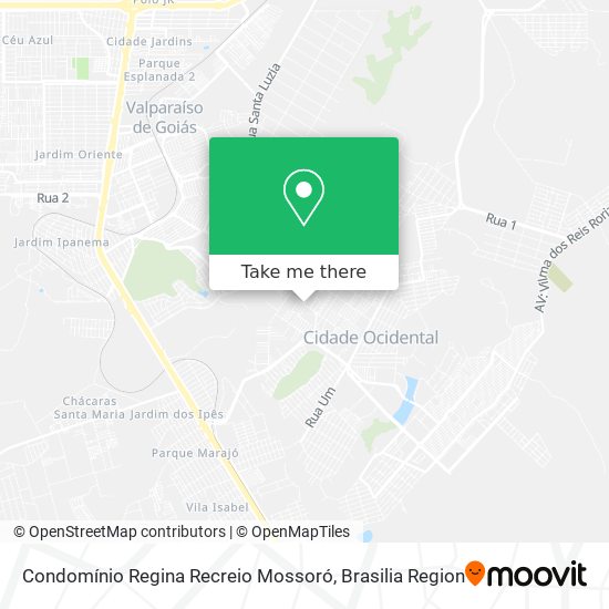 Condomínio Regina Recreio Mossoró map