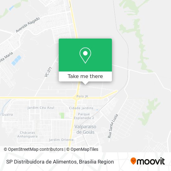 SP Distribuidora de Alimentos map