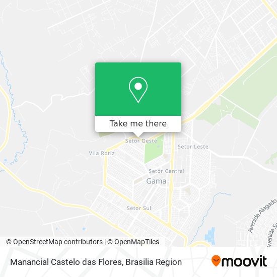 Manancial Castelo das Flores map