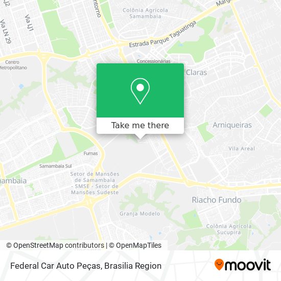 Federal Car Auto Peças map