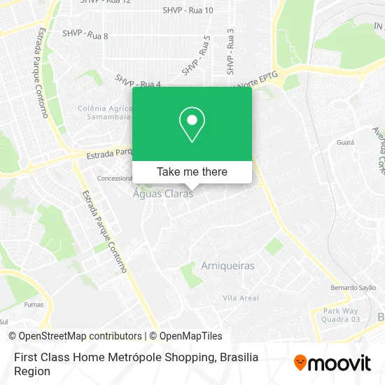 First Class Home Metrópole Shopping map