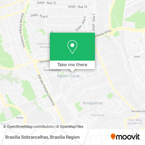 Brasília Sobrancelhas map