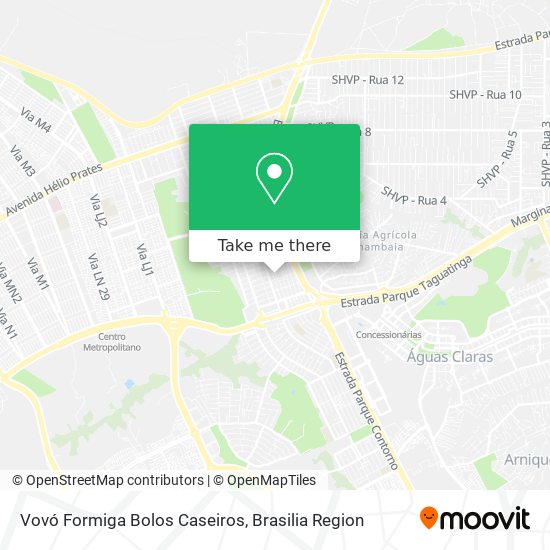 Vovó Formiga Bolos Caseiros map