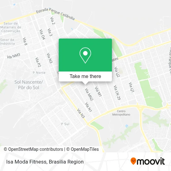 Isa Moda Fitness map