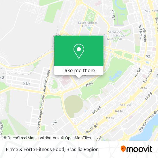 Firme & Forte Fitness Food map