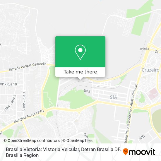 Brasília Vistoria: Vistoria Veicular, Detran Brasília DF map