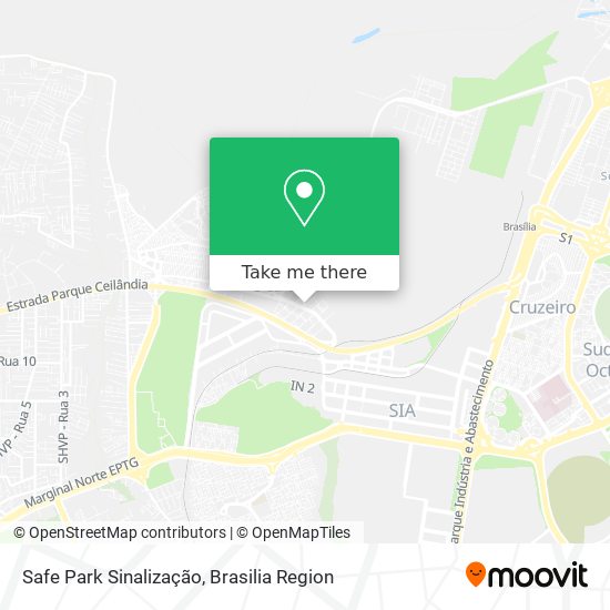 Safe Park Sinalização map