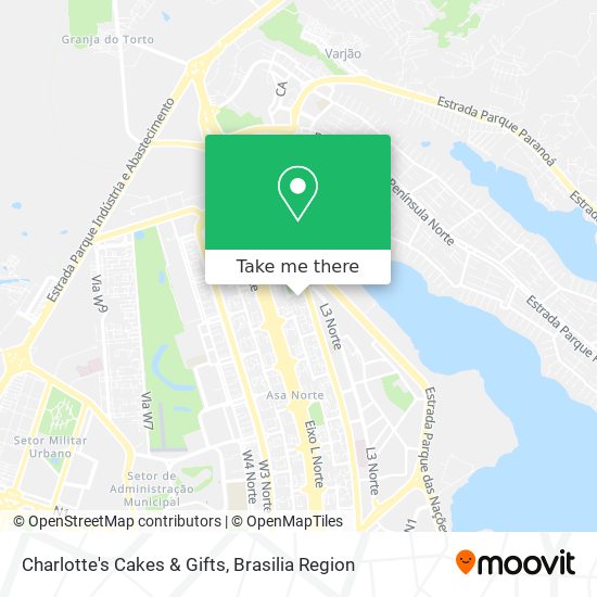 Charlotte's Cakes & Gifts map