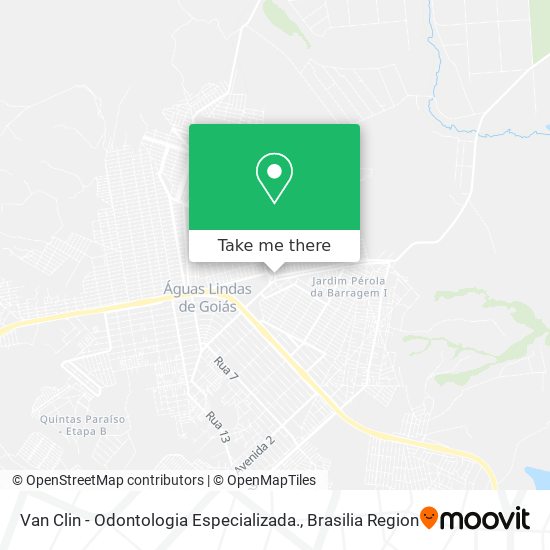 Van Clin - Odontologia Especializada. map