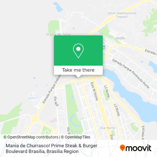 Mania de Churrasco! Prime Steak & Burger Boulevard Brasilia map