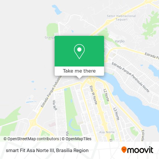 smart Fit Asa Norte III map