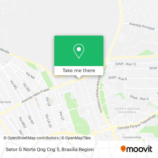 Setor G Norte Qng Cng 5 map