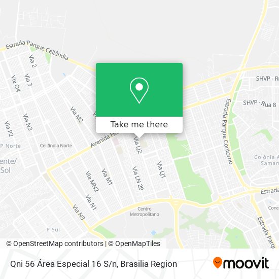 Qni 56 Área Especial 16 S/n map
