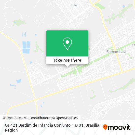 Qr 421 Jardim de Infância Conjunto 1 B 31 map