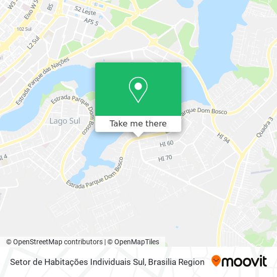 Setor de Habitações Individuais Sul map