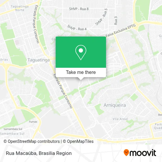 Rua Macaúba map