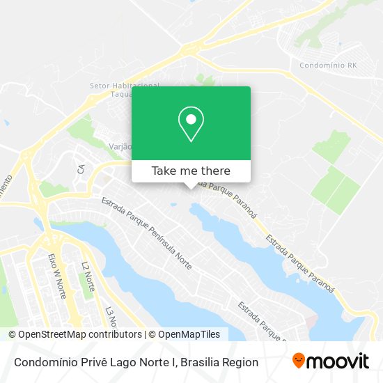 Condomínio Privê Lago Norte I map