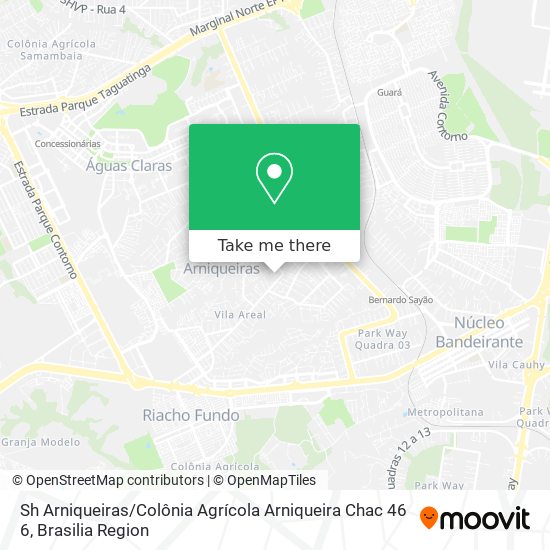 Sh Arniqueiras / Colônia Agrícola Arniqueira Chac 46 6 map