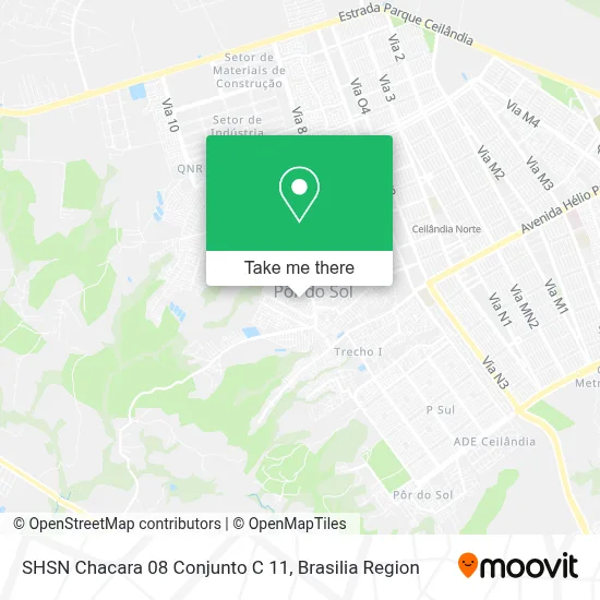 SHSN Chacara 08 Conjunto C 11 map