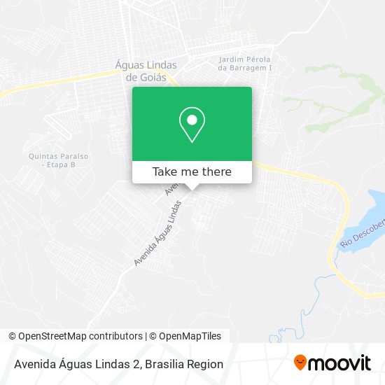 Avenida Águas Lindas 2 map